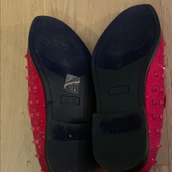 Red Studded Men's Loafers Christmas sale, the son more than once great condition - Picture 4 of 5